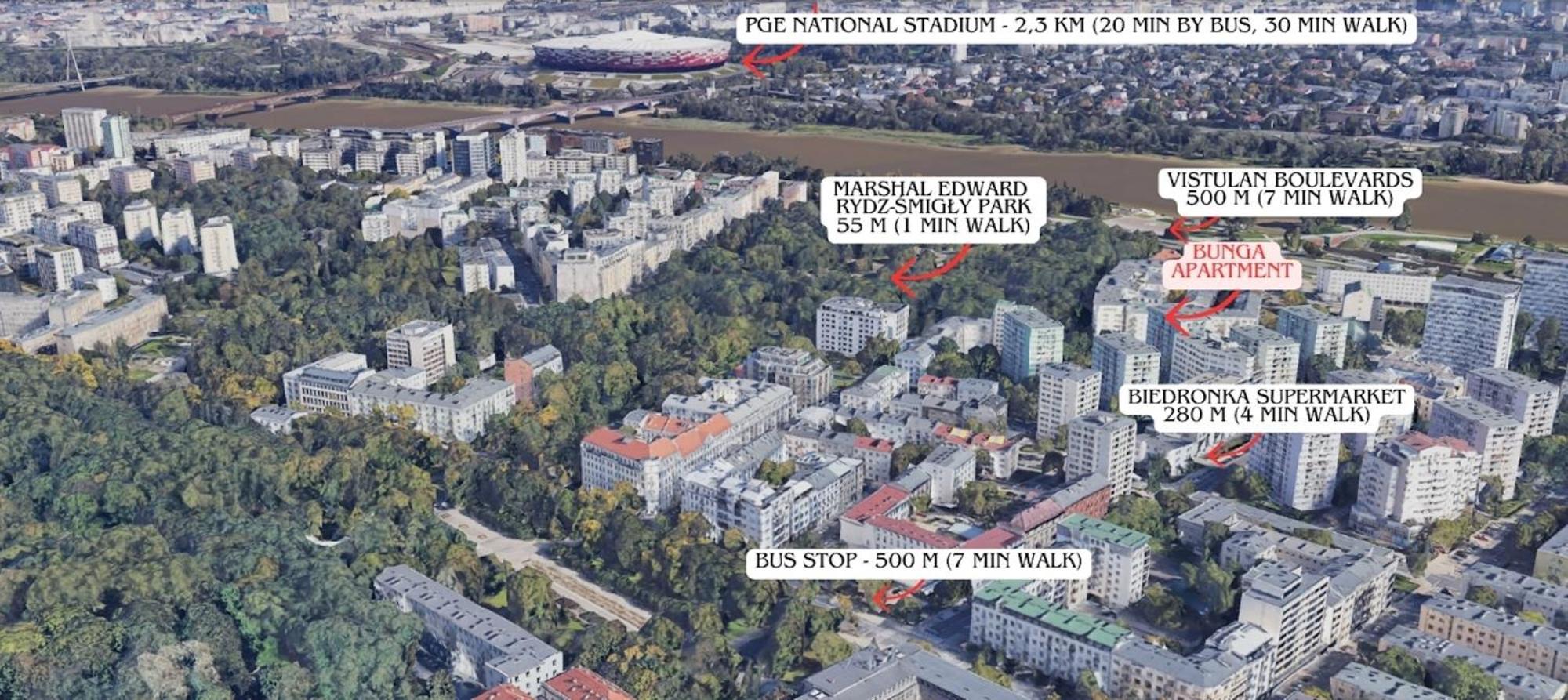 Bunga Apartament Warszawa Zewnętrze zdjęcie